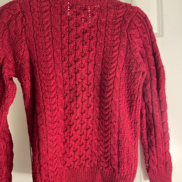 Ll bean sweater . Made in Ireland. Merino . - Picture 3 of 5